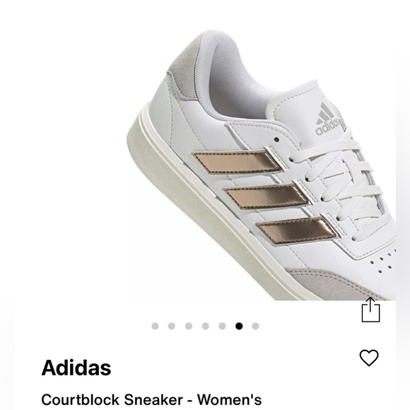 Adidas Womens Courtblock Sneakers 👟 SIZE 9 - Picture 12 of 13